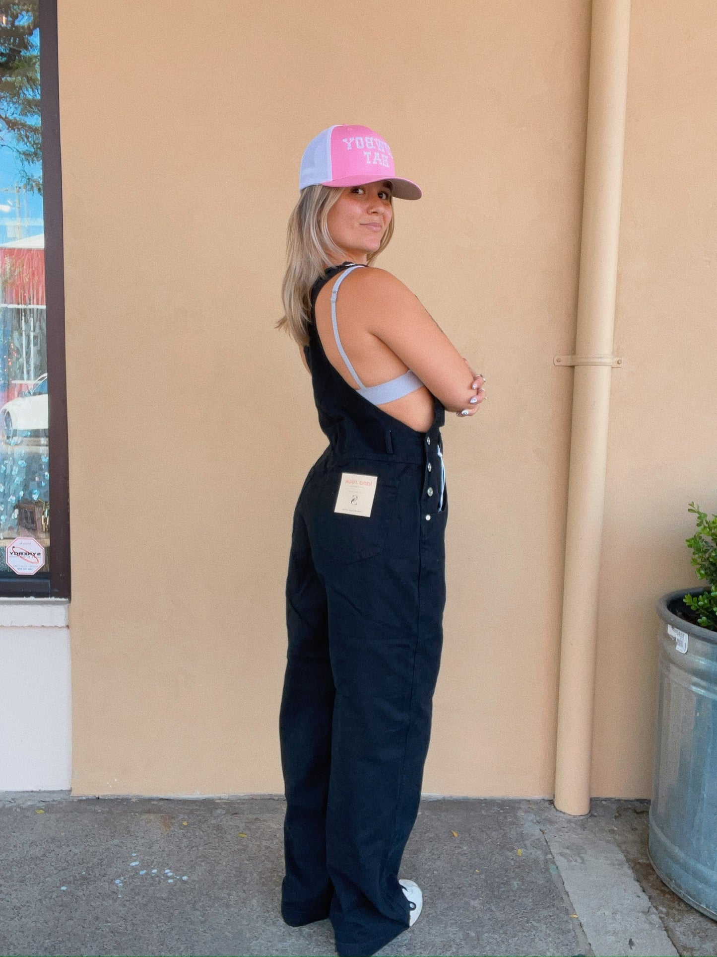 90s Retro Overall - Black