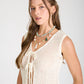 Crochet Knit Front Tie