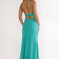 NERIDA TWIST BACK MAXI DRESS