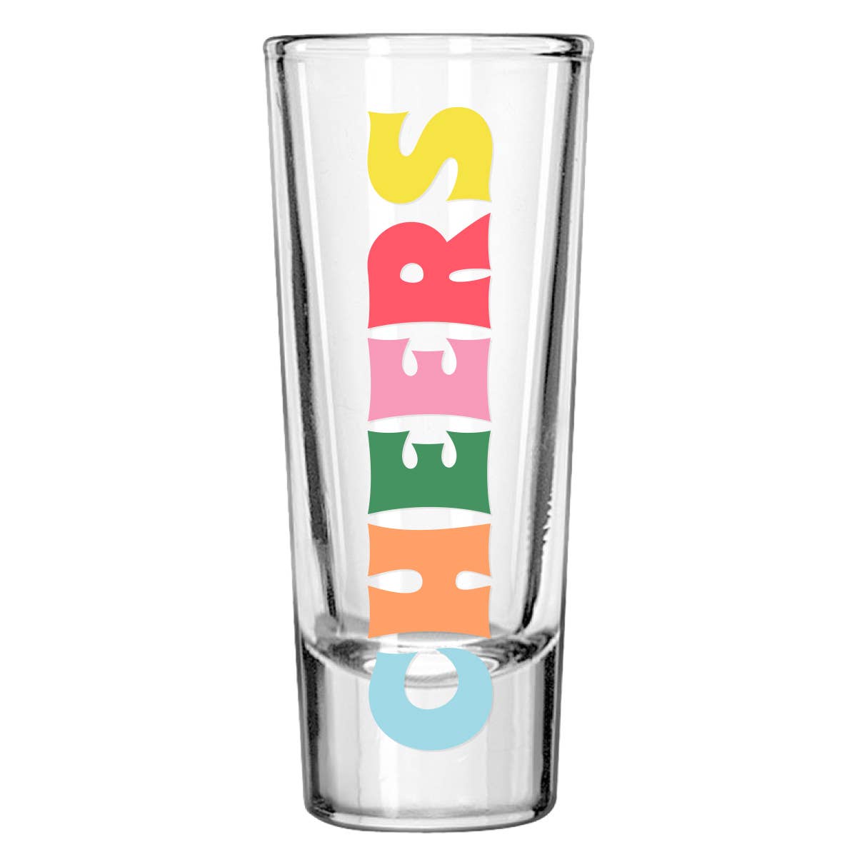 Cheers Bold Shot Glass