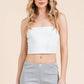 Pointelle W/Lace Mini Shorts
