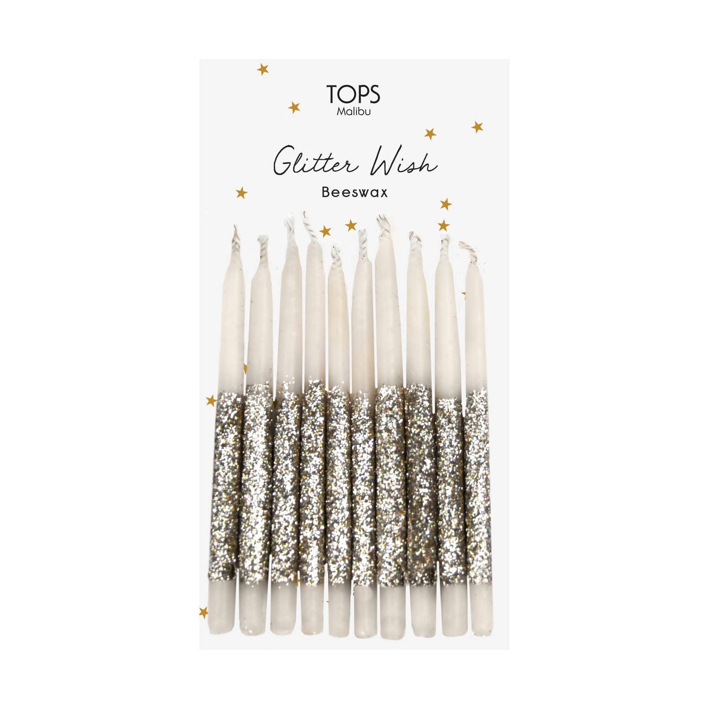 Glitter Wish Beeswax Candles