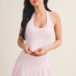 Scoop Neck Halter Top