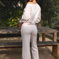 Emory Lightweight Fleece Wide Leg Pants
