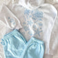 Pearl Grey Tropical Embroider Hoodie