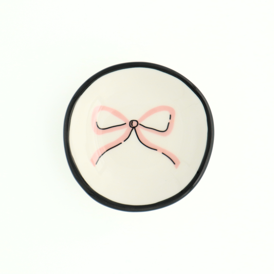 Pink Bow - Ring Dish