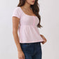 Stripe Babydoll Top