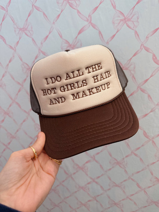 Hot Girls Hair and Makeup Trucker Hat