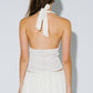 Emily Halter V Neck Top
