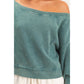 Off The Shoulder Sweatshirt