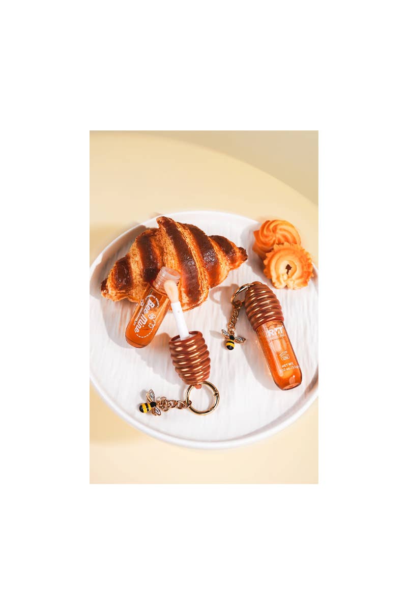 Bee Mine Honey Lip Oil Keychain