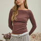 Boatneck Long Sleeve