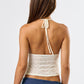 The Lace Halter Top