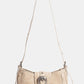Western Buckle Accent Multi Panel Shoulder Bag