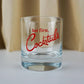 "but first, cocktails" Cocktail Glass