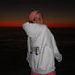 Pearl Grey Van Star Embroider Hoodie