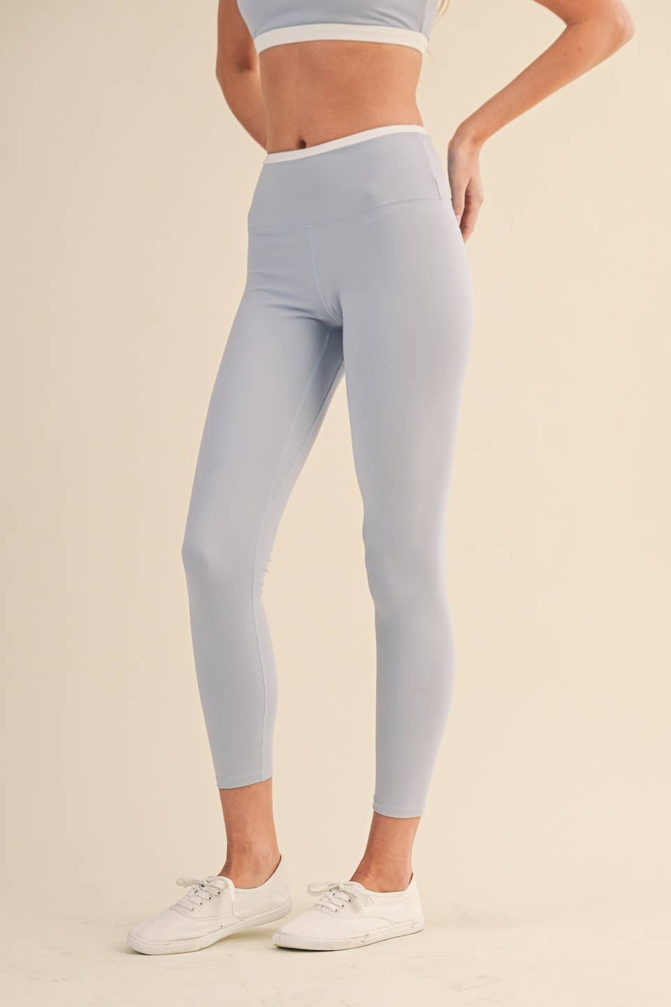 Contrast Binding Legging