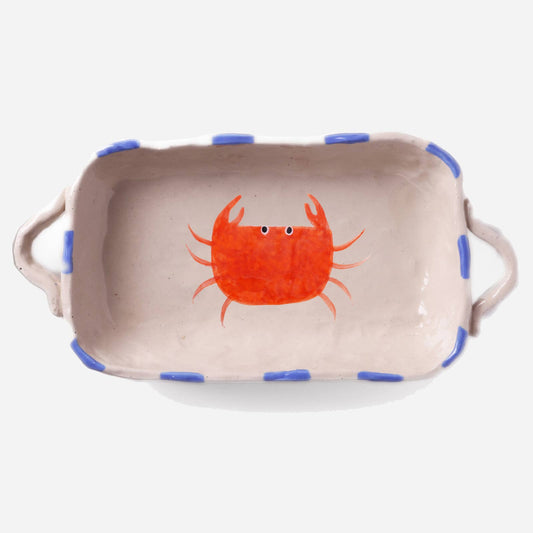 Ceramic Baking Dish-Crab