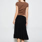 Regan Fold Over Skirt Midi