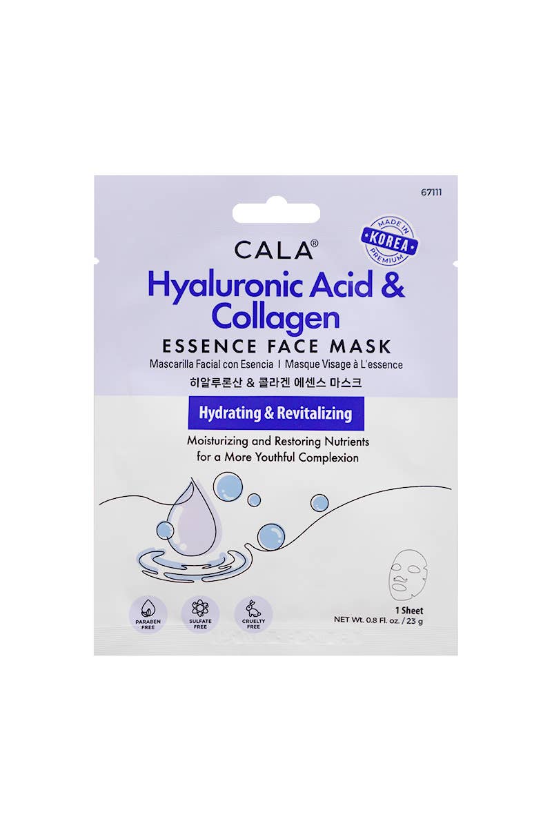Hyaluronic Acid & Collagen Essence Face Mask
