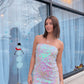 Classic Big Sequins Strapless Dress