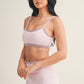Ditsy Print Double Layered Sports Bra