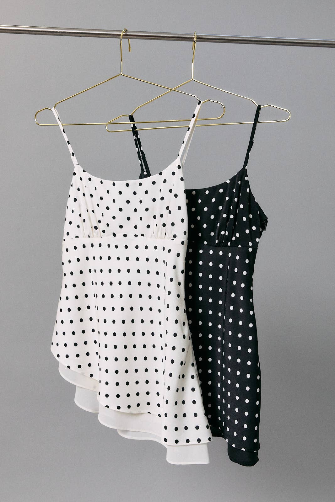 Polka Dot Asymmetrical Top