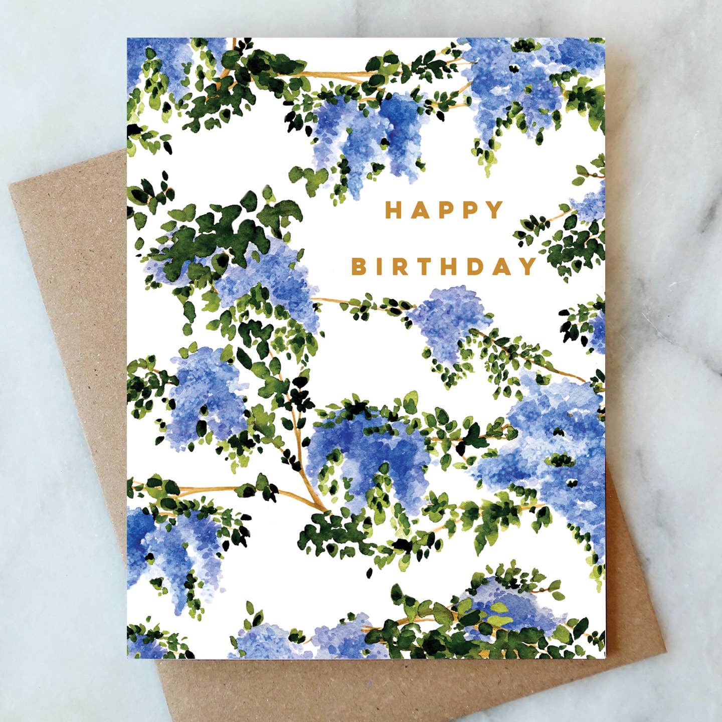 Wisteria Birthday Greeting Card