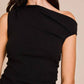 Asymmetrical Neck Sweater top