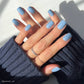 Cashmere Blue Press-On Nails