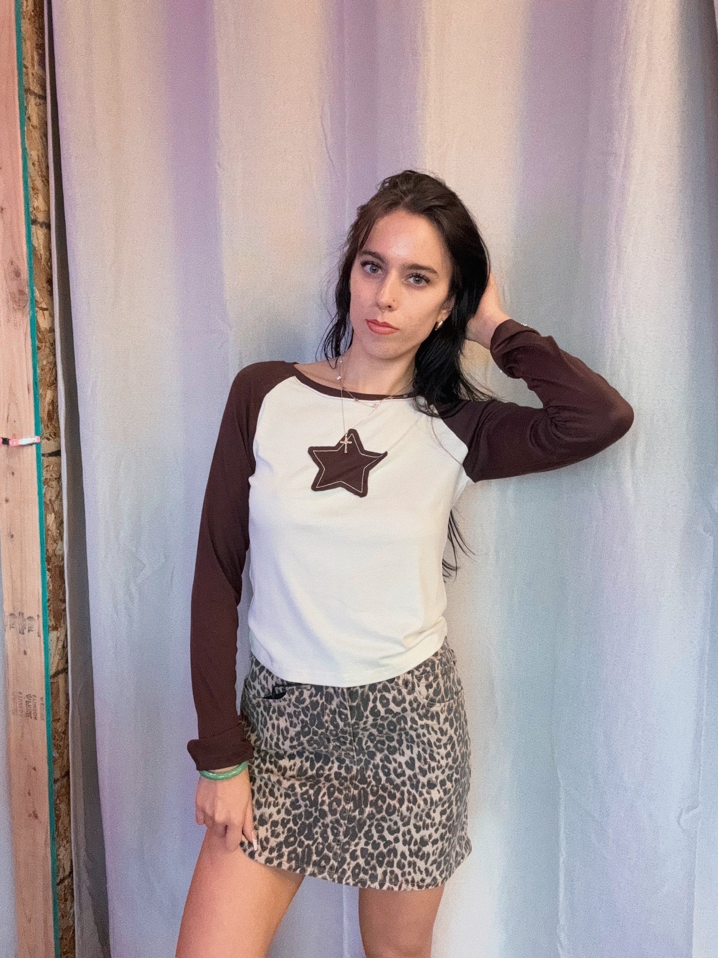 Brown Star Long Sleeve