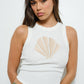 Shell Embroidery Tank