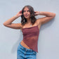 Kelly Lace Asymmetrical Top