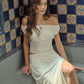 FARRAH RUCHED MAXI SKIRT