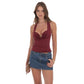 Sunny Two Piece Top Set in Maroon