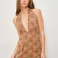 LOUIS DEEP V-NECK MINI DRESS