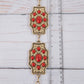Multi Stone Detail Concho Chain Belt