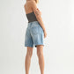 Light Wash Jorts