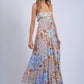 Multi-Colored Floral Dress