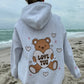 Teddy Bear Embroider Hoodie