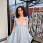 Ice Blue Mini Dress