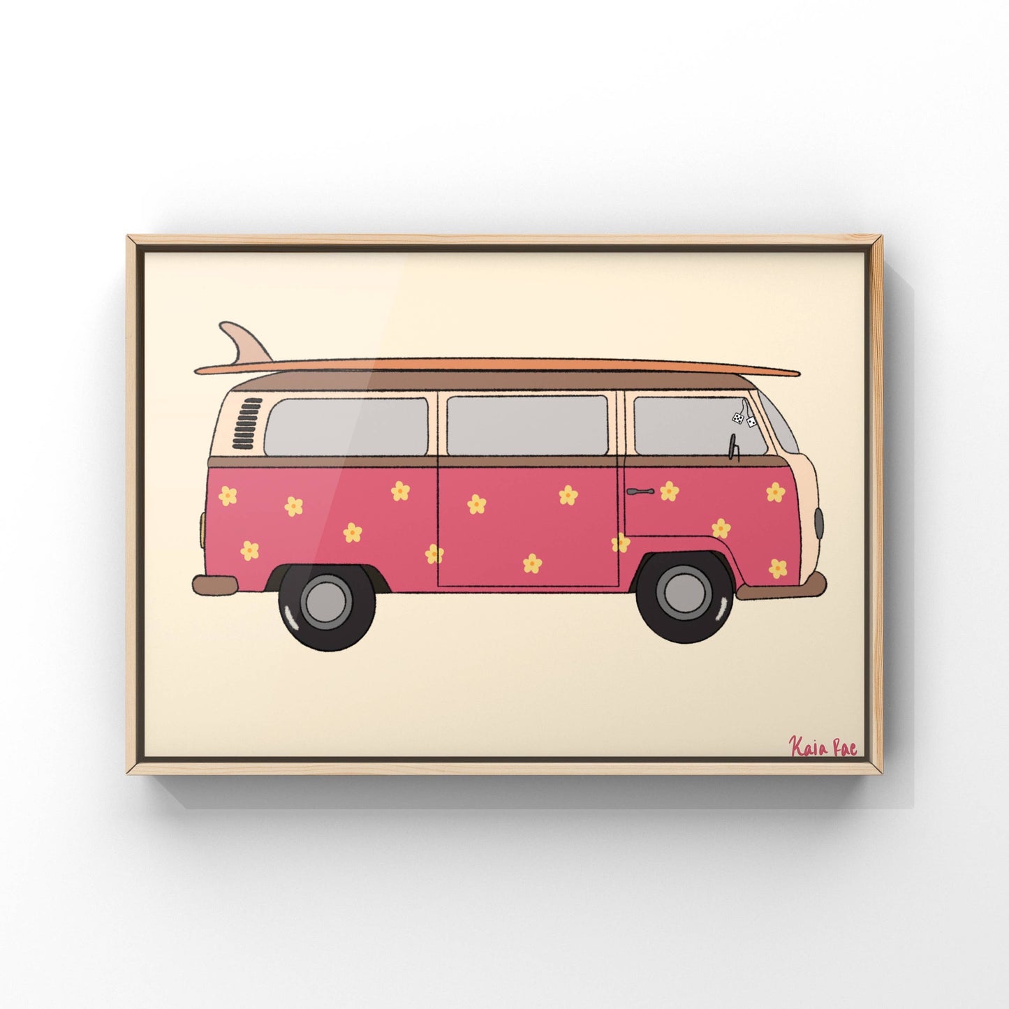 Surf Van Art Print