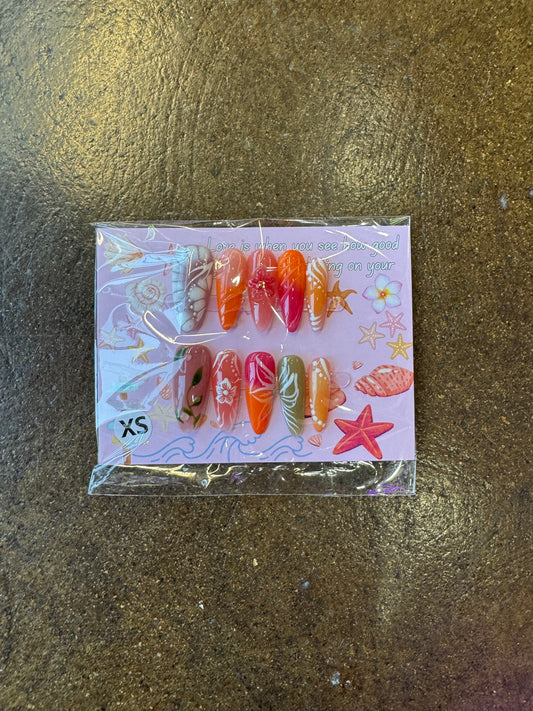 Island Vibez Press On Nails