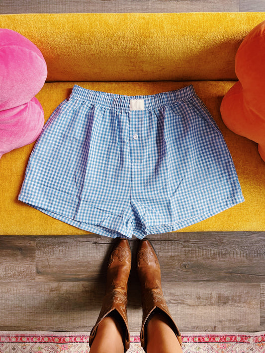 Gingham Boxer Shorts