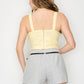 Lace-Trim Corset Top