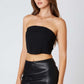 Leather Slit Skirt