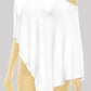 Off Shoulder Asymmetrical Knit Cape