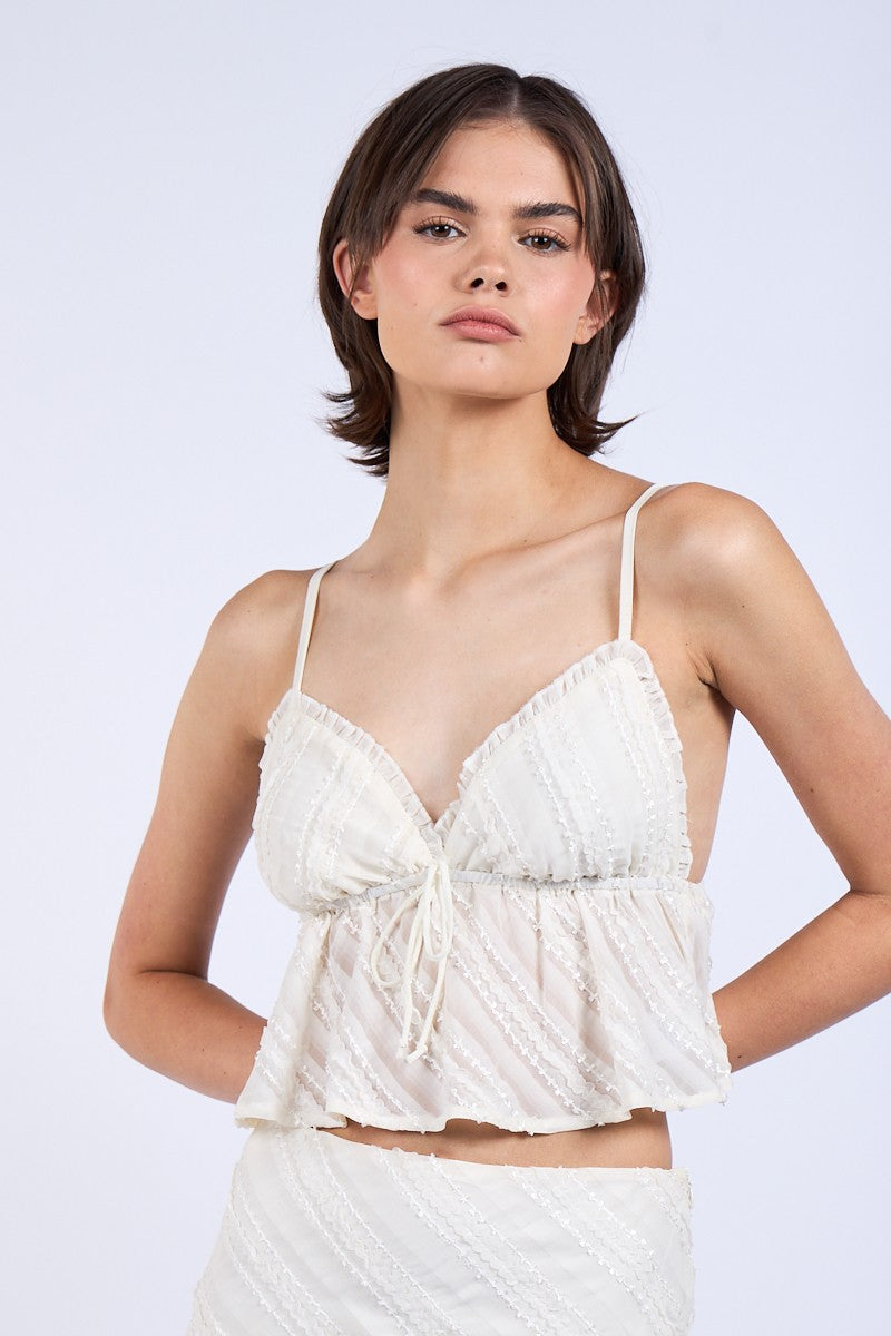 Ruffle Sweetheart Cami