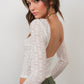 Backless Lace Top