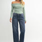 Low Rise Baggy Slouch-Vintage Dark